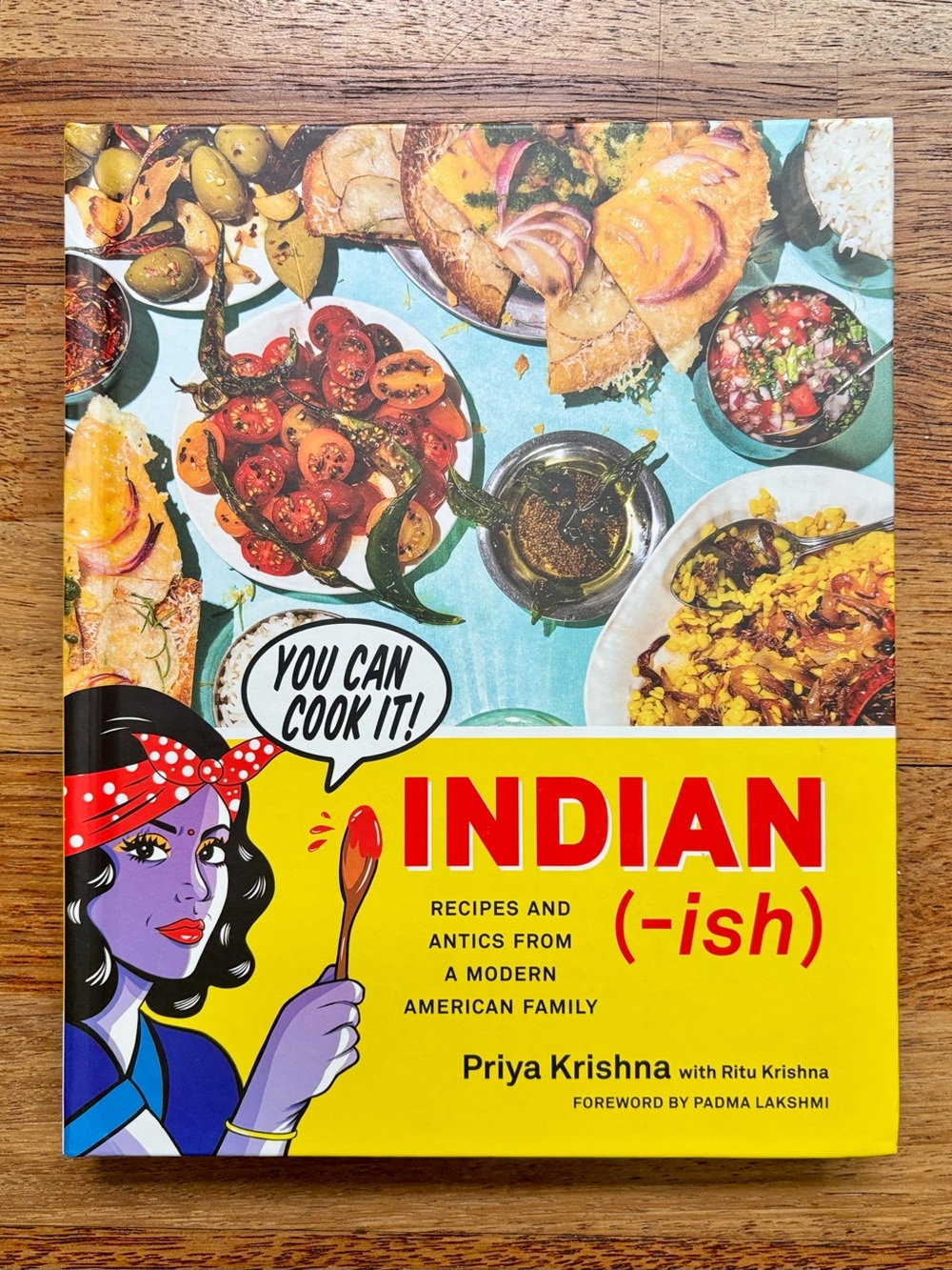 Indian (-ish) Cookbook - Bright Multicolor Cover